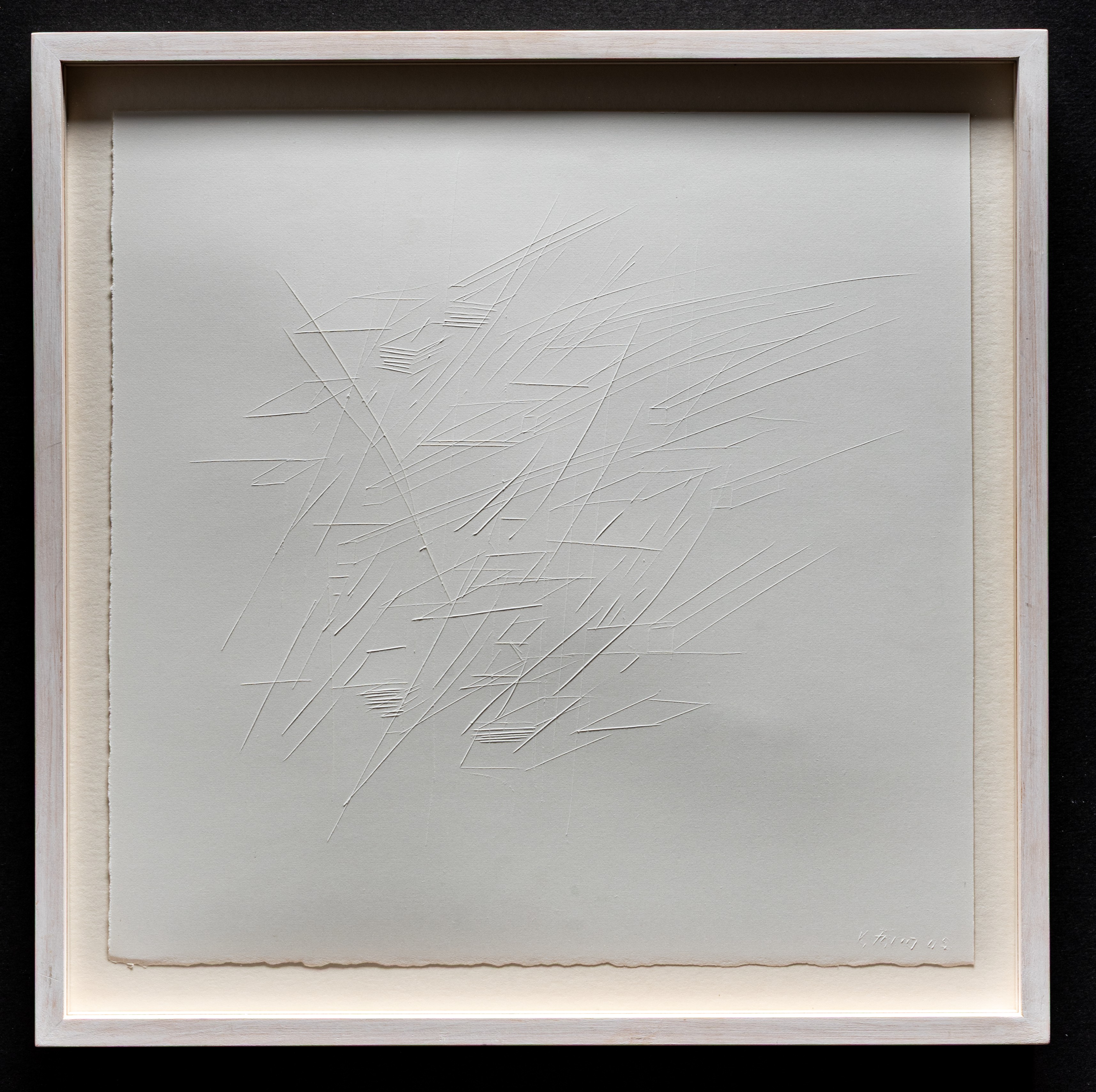 Knopp Ferro, Messerzeichnung Messerschnitte auf Papier