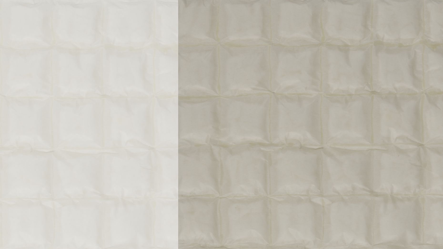 Lore Bert, Transparent, 1992, Papierobjekt, 600 x 600 mm, Inv. Nr. KM 94/16 © GDKE, Landesmuseum Mainz © K. Pelka Papierobjekt von Lore Bert