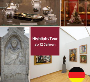 Collage mit Fotos aus dem Landesmuseum