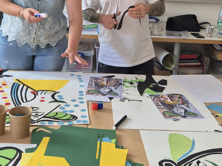 Workshop für Erwachsene: Picasso-Collage