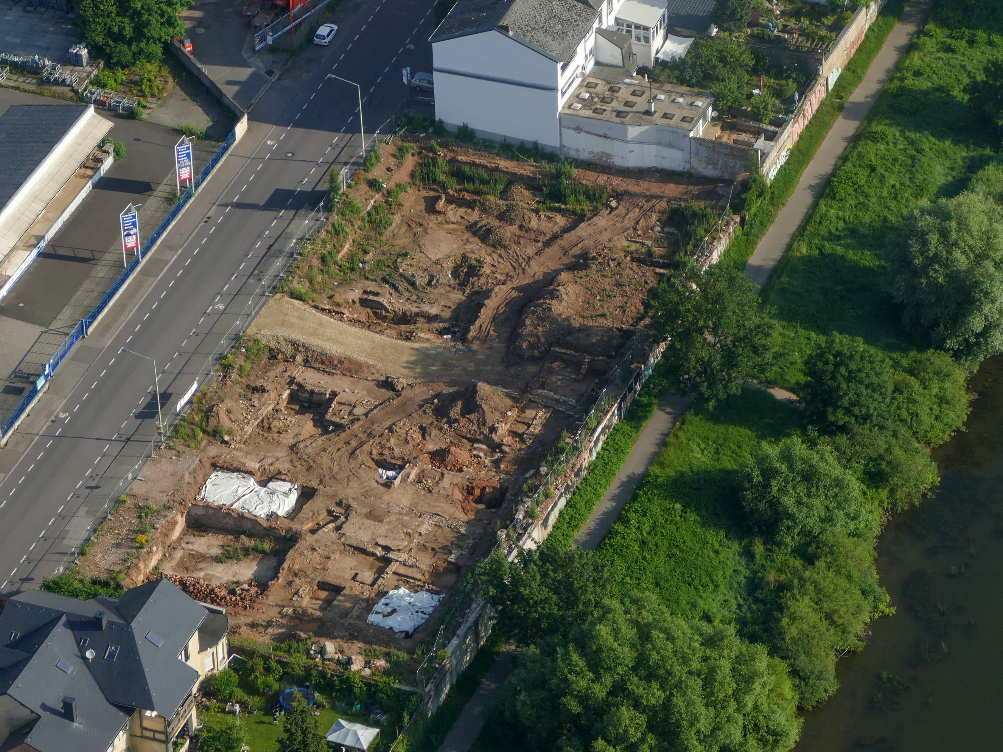 Trier, Luxemburger Straße 41/45, Grabungsfläche