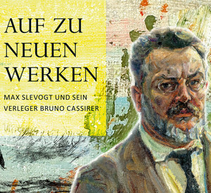 Max Slevogt, Selbstbildnis auf der Terrasse von Neukastel (Detail, Collage), 1918/19, Saarlandmuseum − Moderne Galerie, Saarbrücken